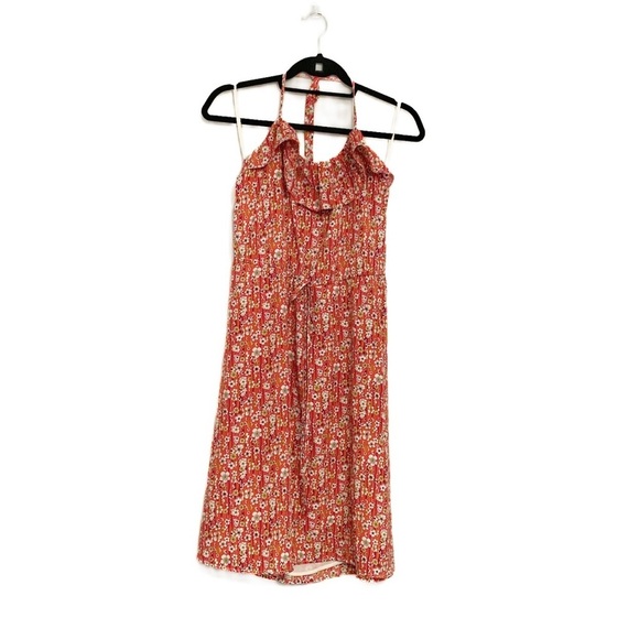 Liberty of London x Target Floral Halter Dress Spring Girly Multi-Color Medium - Picture 2 of 11